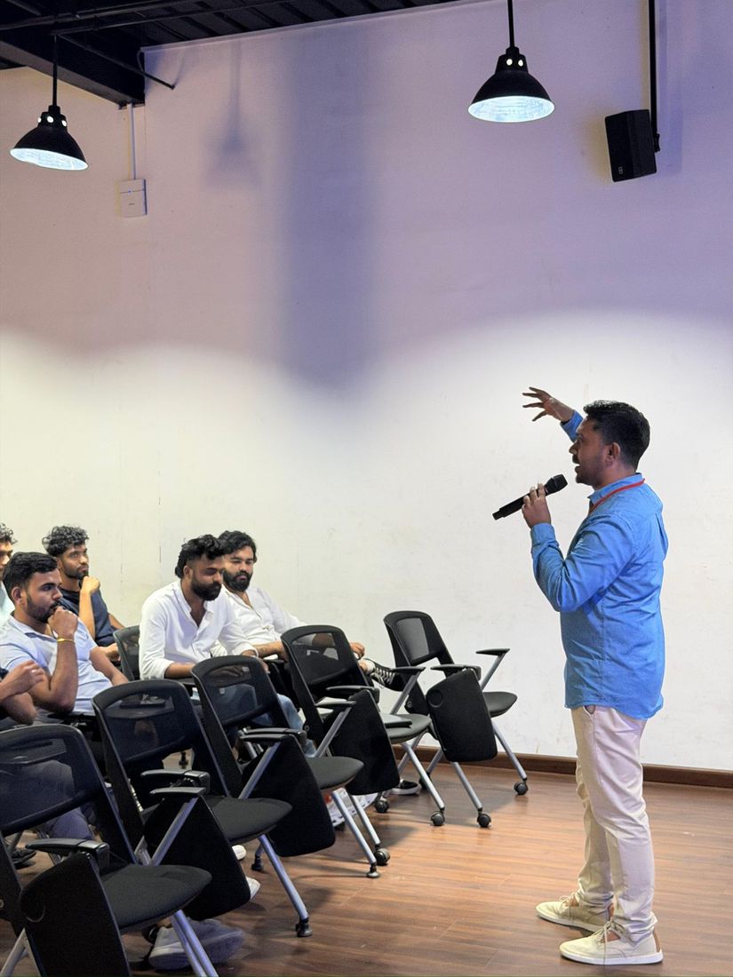 Talk in progress